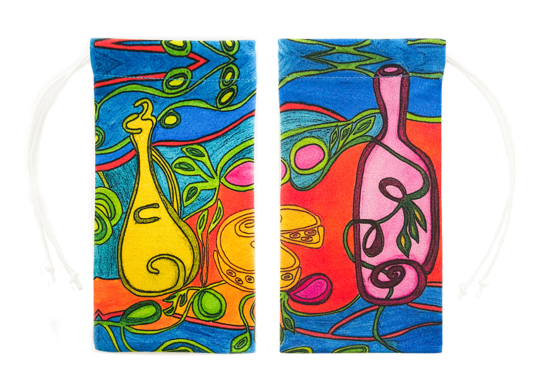 SPAIN FOOD  - CL19-SF (Pouches for Sunglasses & Glasses) Bag Clean Glasses