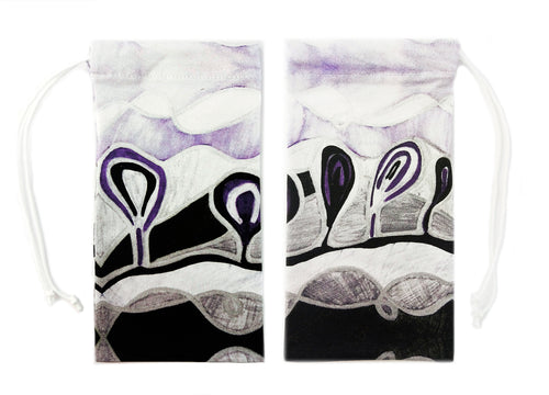 SATSANG - CL27-SG (Estuches para gafas de sol y gafas) Bolsa de gafas limpias