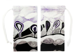 SATSANG - CL27-SG (Estuches para gafas de sol y gafas) Bolsa de gafas limpias